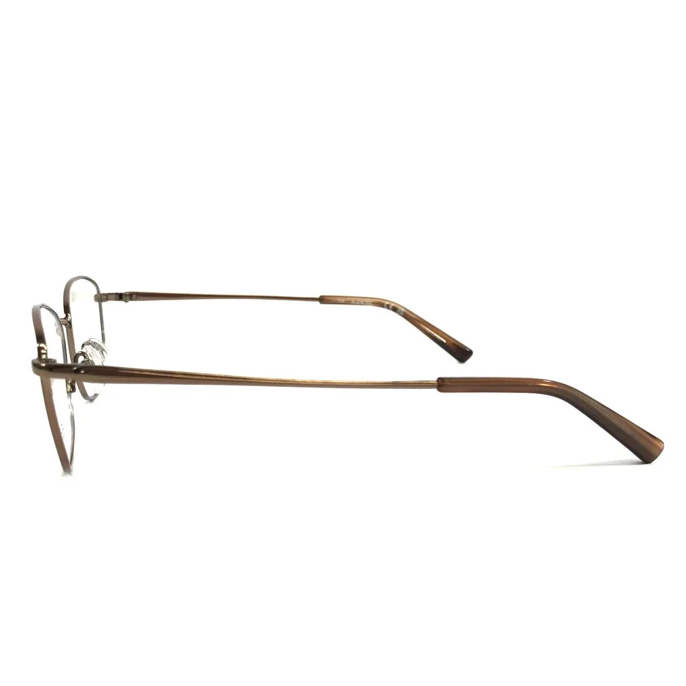 Flexon Eyeglasses Frames W3038 232 Shiny Taupe Brown Cat Eye Titanium 52-18-135